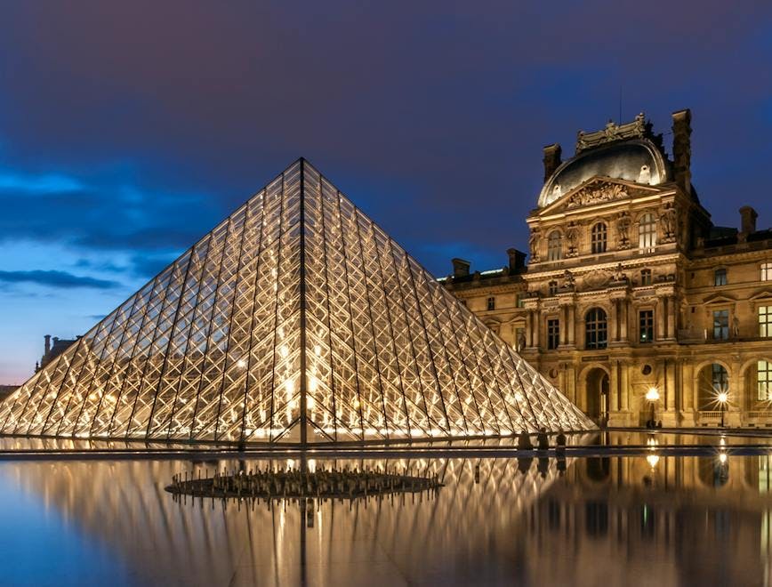 paris triangle architecture building downtown urban city town