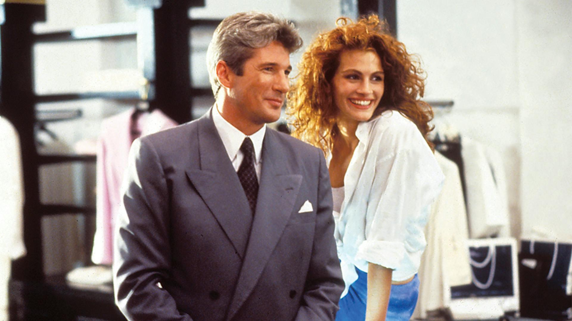 film television pretty woman richard gere julia roberts film stills personality 12372417 tie accessories accessory person suit coat overcoat clothing fashion premiere