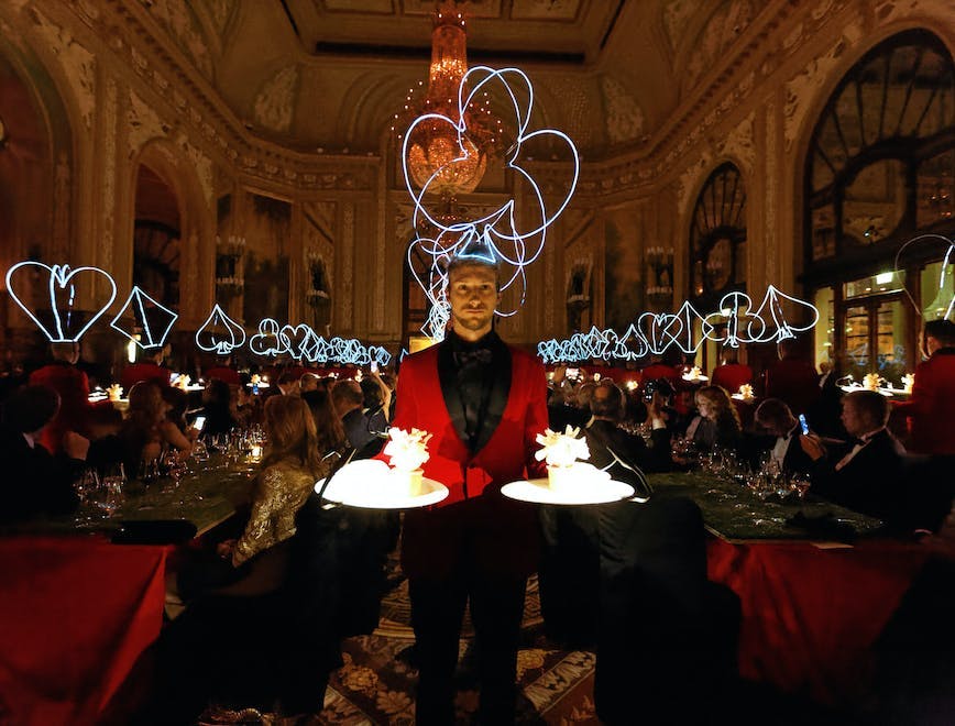 monaco person human lighting crowd sweets food confectionery festival