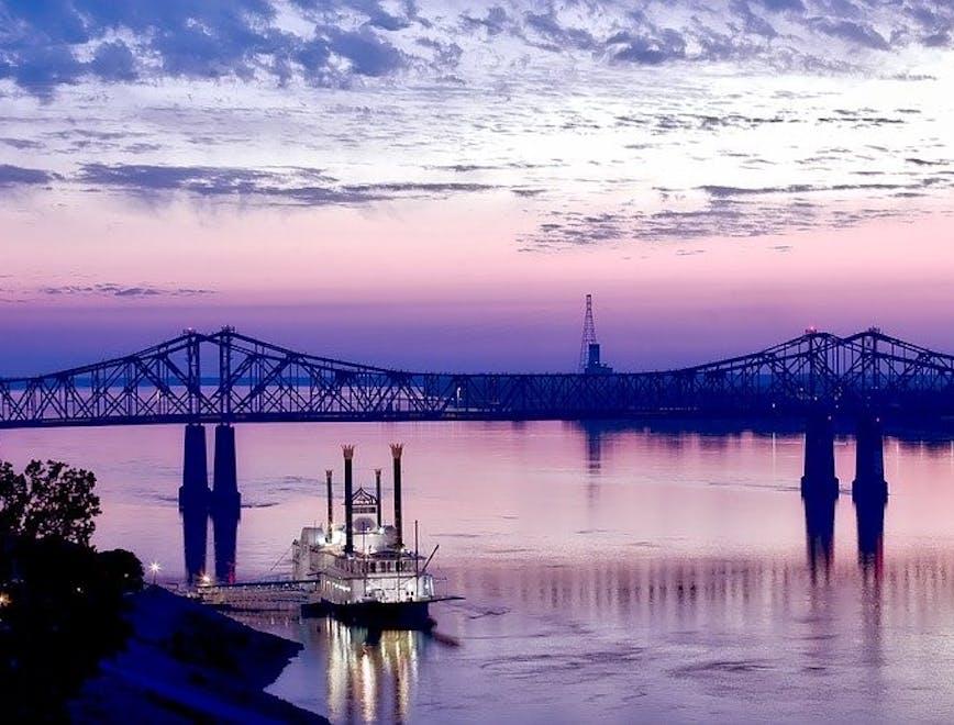 boat building water nature panoramic outdoors landscape bridge waterfront harbor