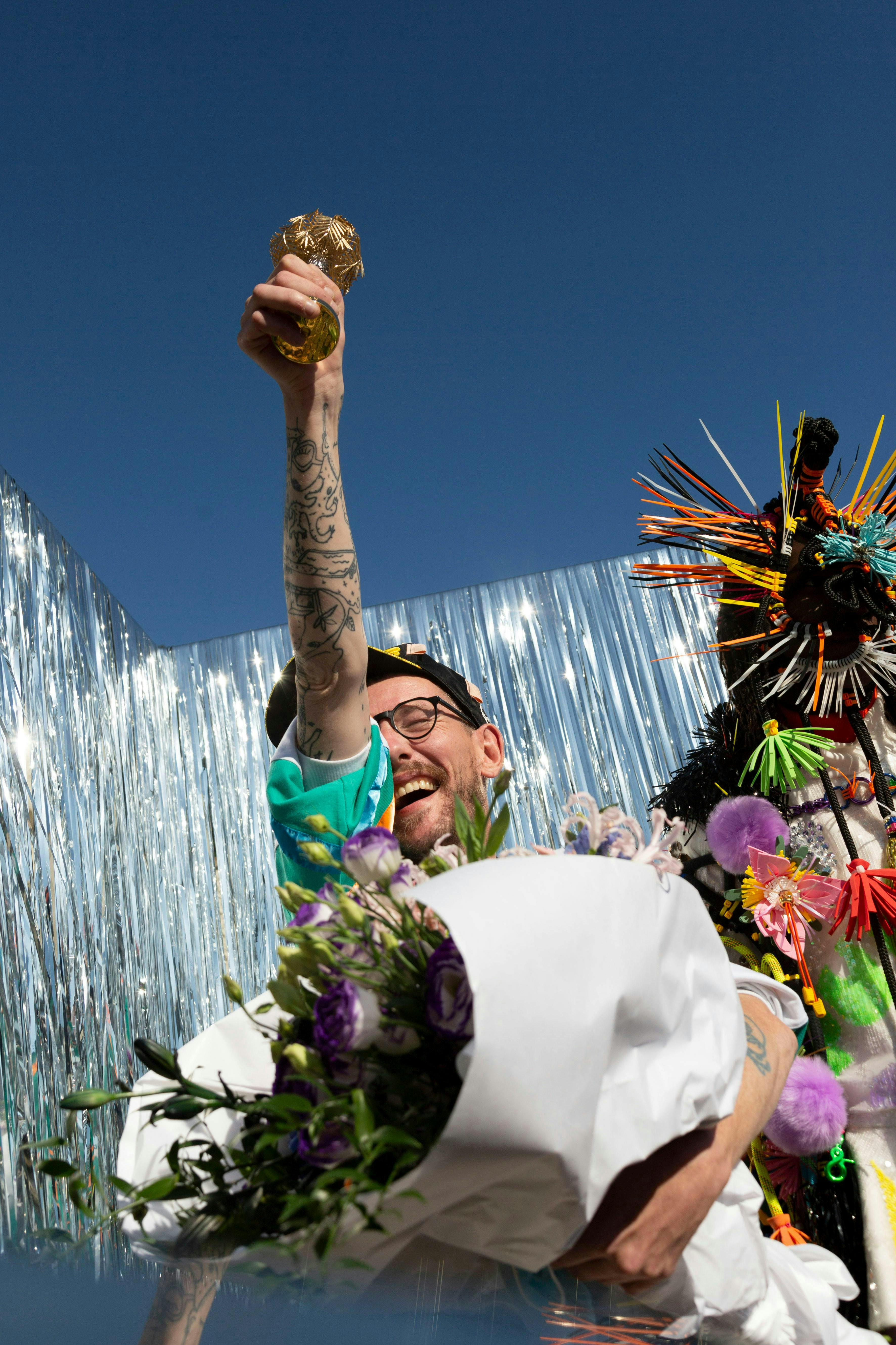 plant person human flower blossom flower arrangement flower bouquet