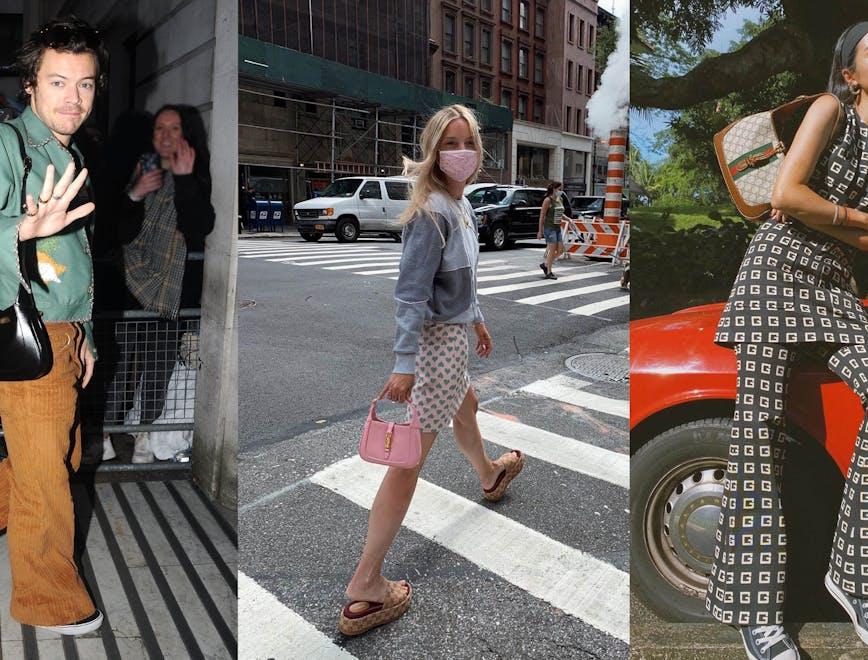 tarmac road person clothing pedestrian zebra crossing metropolis building urban female