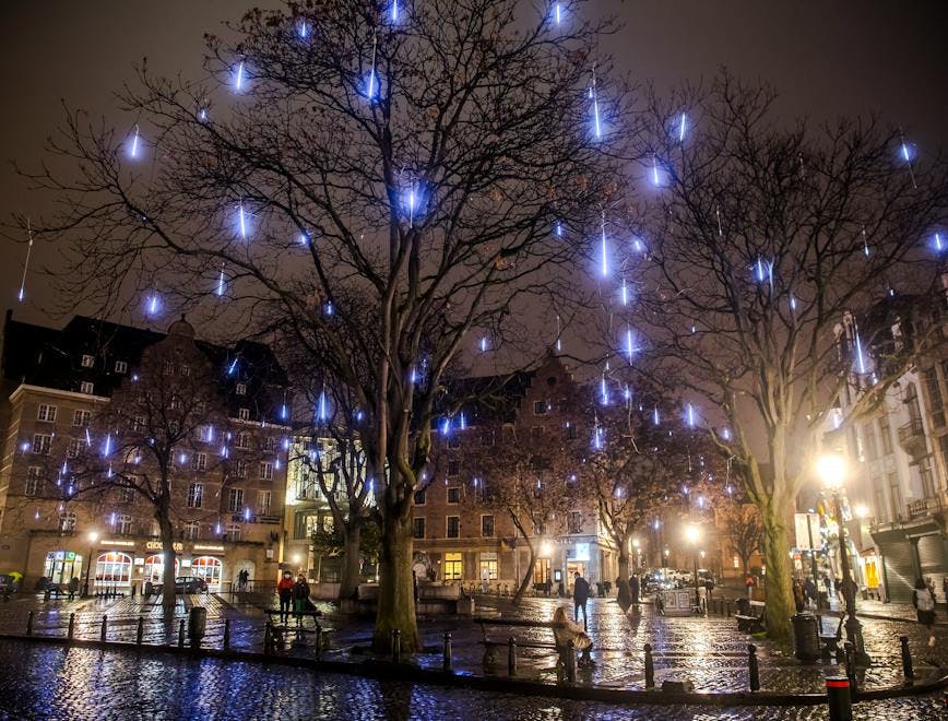 lighting person human night life metropolis building urban city outdoors nature