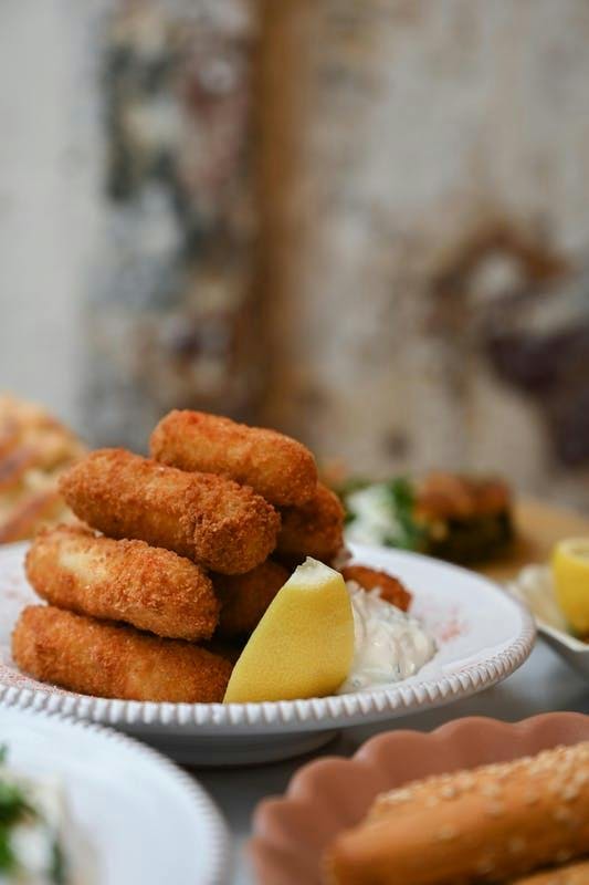 fried chicken food nuggets meal