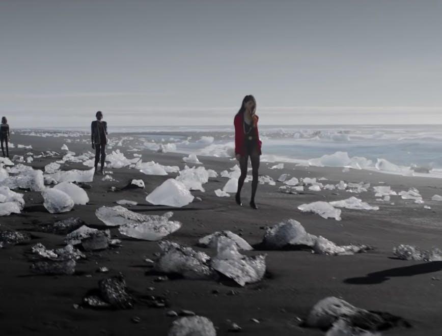 nature outdoors person human ice iceberg snow