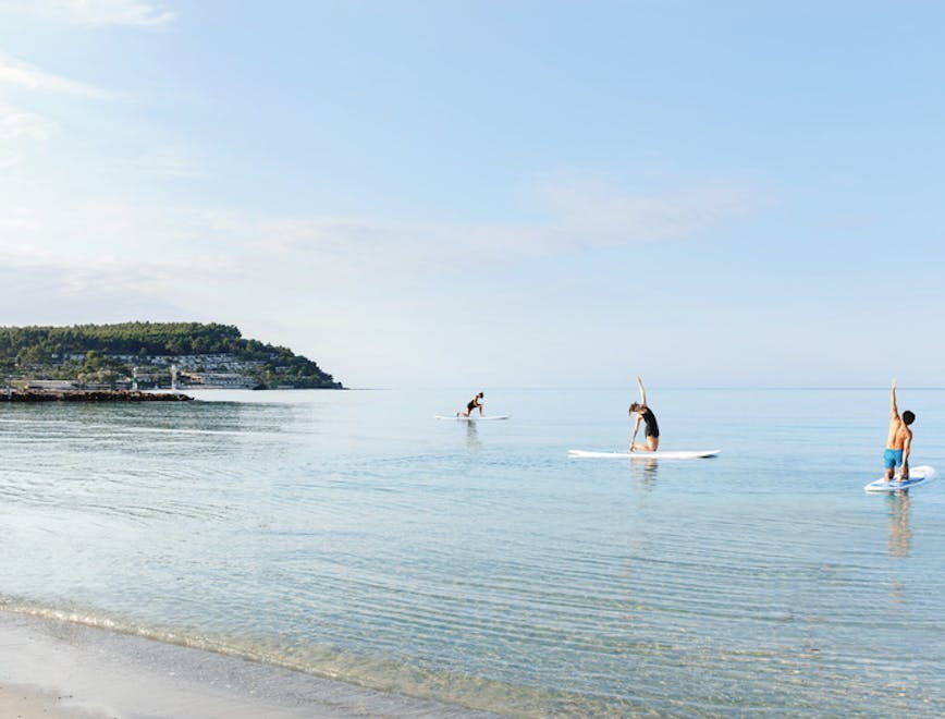 sea ocean water nature outdoors shoreline land person coast beach