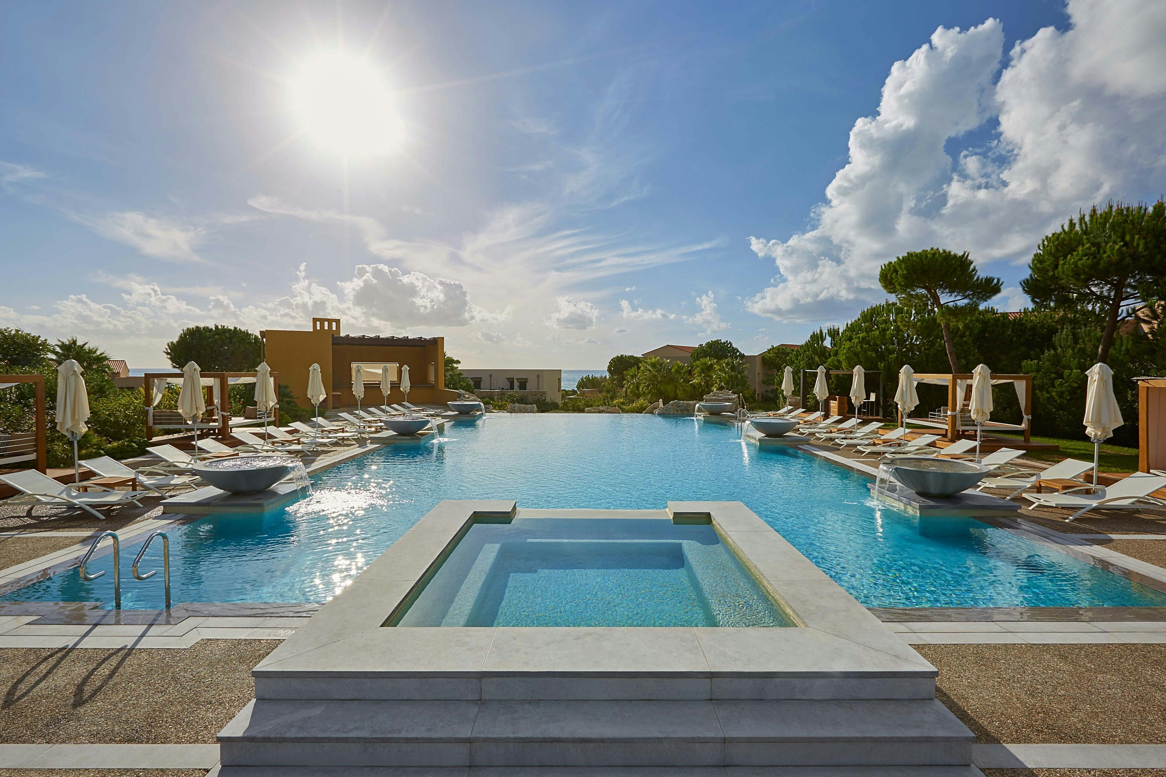 resort hotel building pool water swimming pool