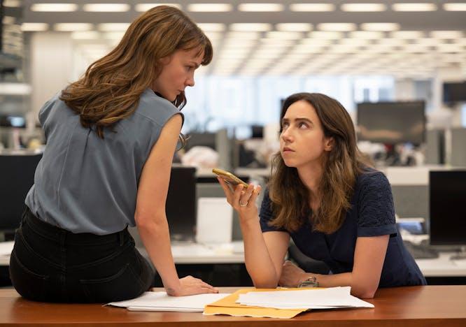 Carey Mulligan et Zoe Kazan dans "She Said".