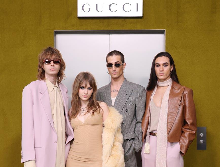 Måneskin au défilé Gucci automne-hiver 2023