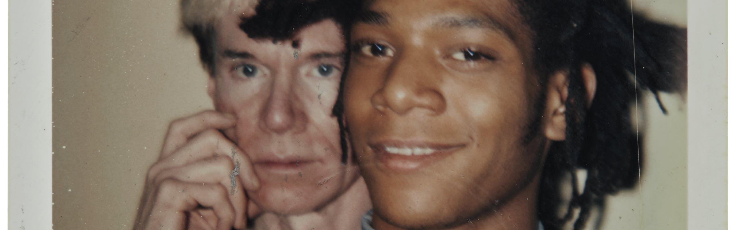 Andy Warhol, Self Portrait with Jean-Michel Basquiat, 1982. © The Andy Warhol Foundation for the Visual Arts, Inc. / Licensed by ADAGP