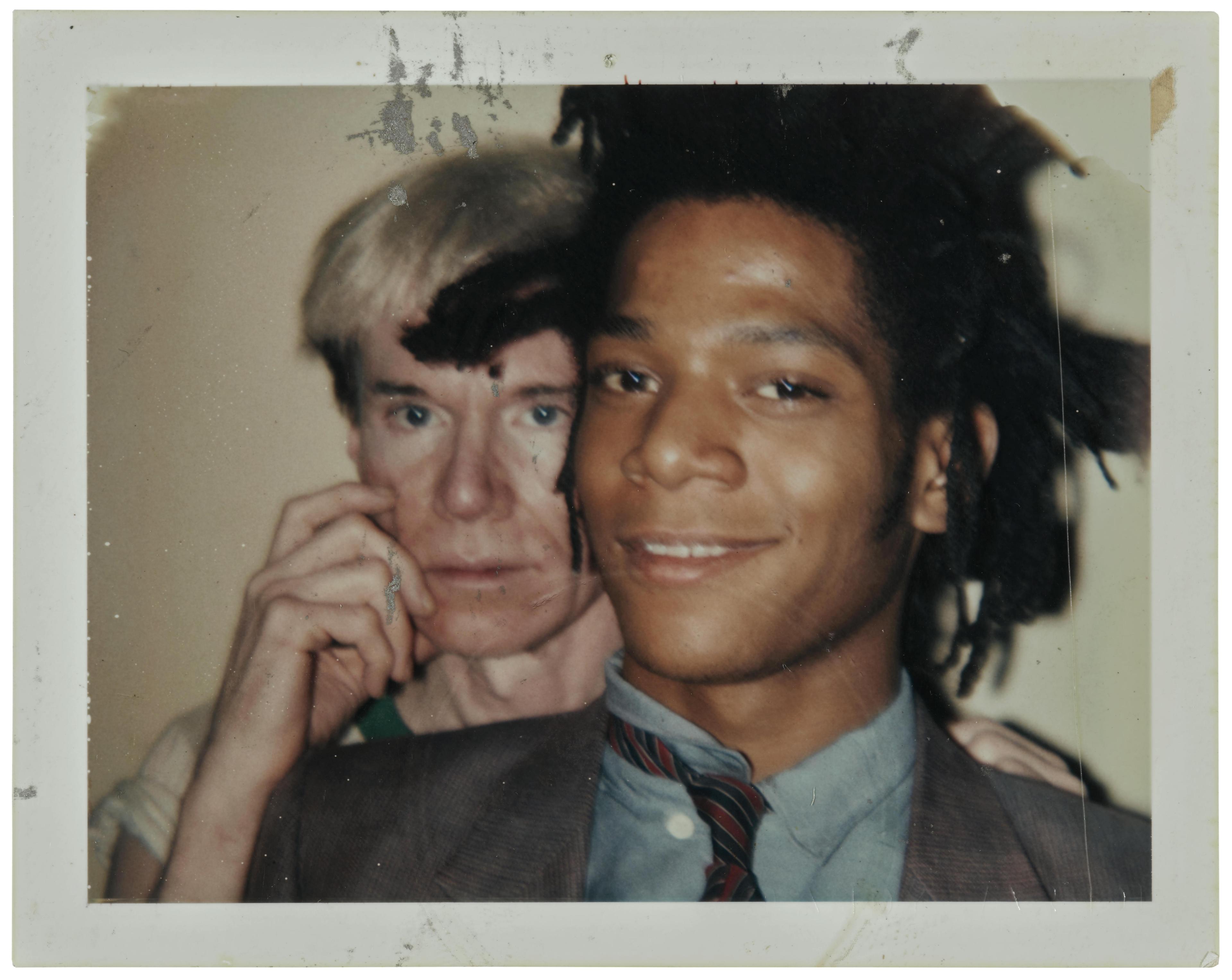 Andy Warhol, Self Portrait with Jean-Michel Basquiat, 1982. © The Andy Warhol Foundation for the Visual Arts, Inc. / Licensed by ADAGP