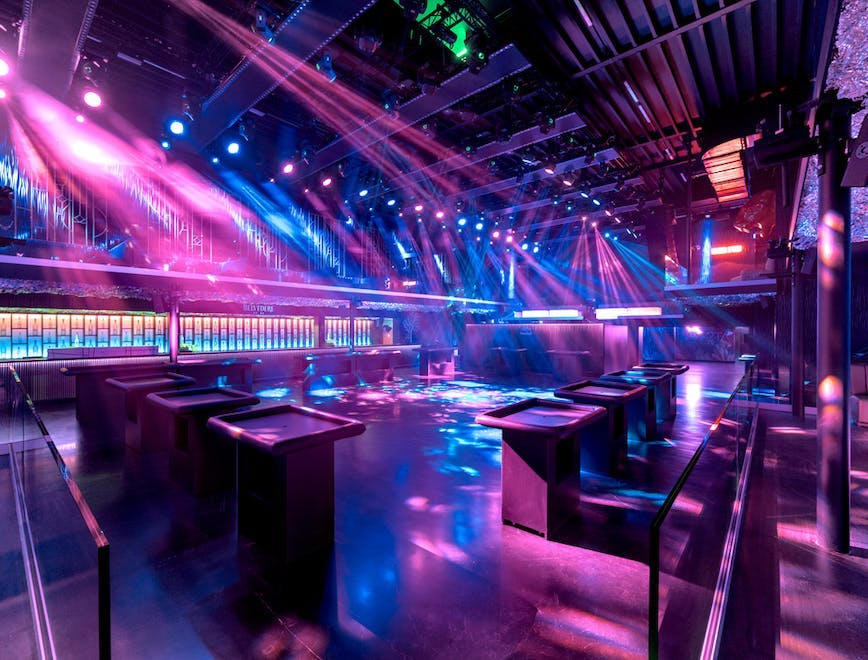 club architecture building urban lighting night club disco