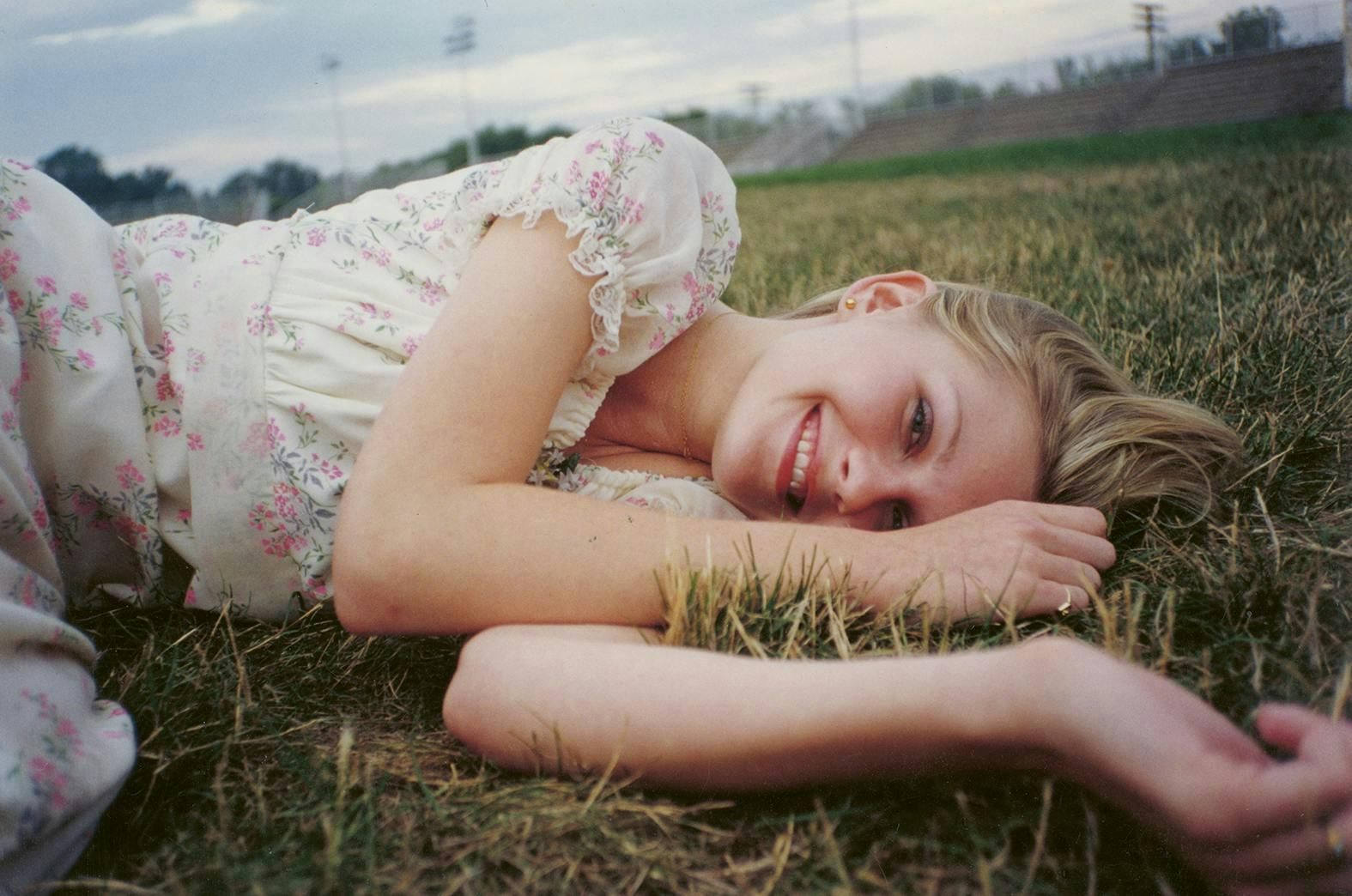 grass face head person smile finger photography dress portrait lawn