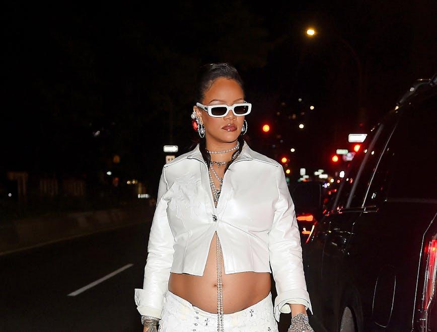 Rihanna pendant sa deuxième grossesse. © Getty Images