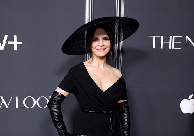 Juliette Binoche en Dior à l'avant-première de "The New Look". © Dior