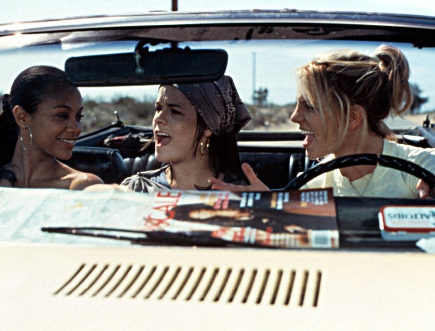 Britney Spears, Zoe Saldana et Taryn Manning dans "Crossroads".