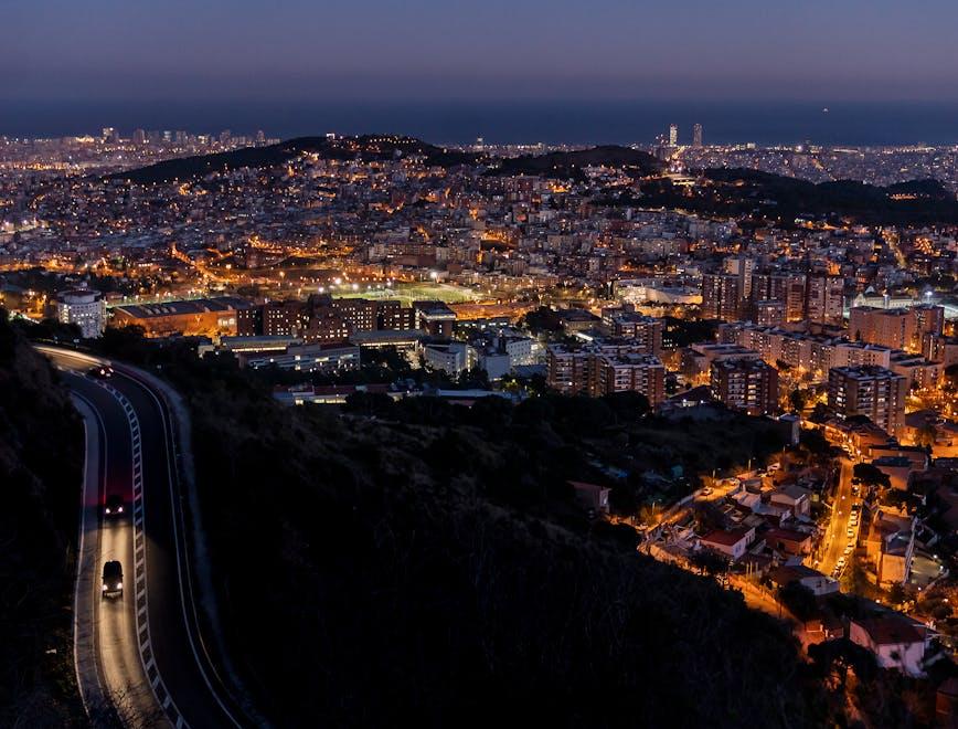 road architecture building cityscape urban outdoors city metropolis aerial view