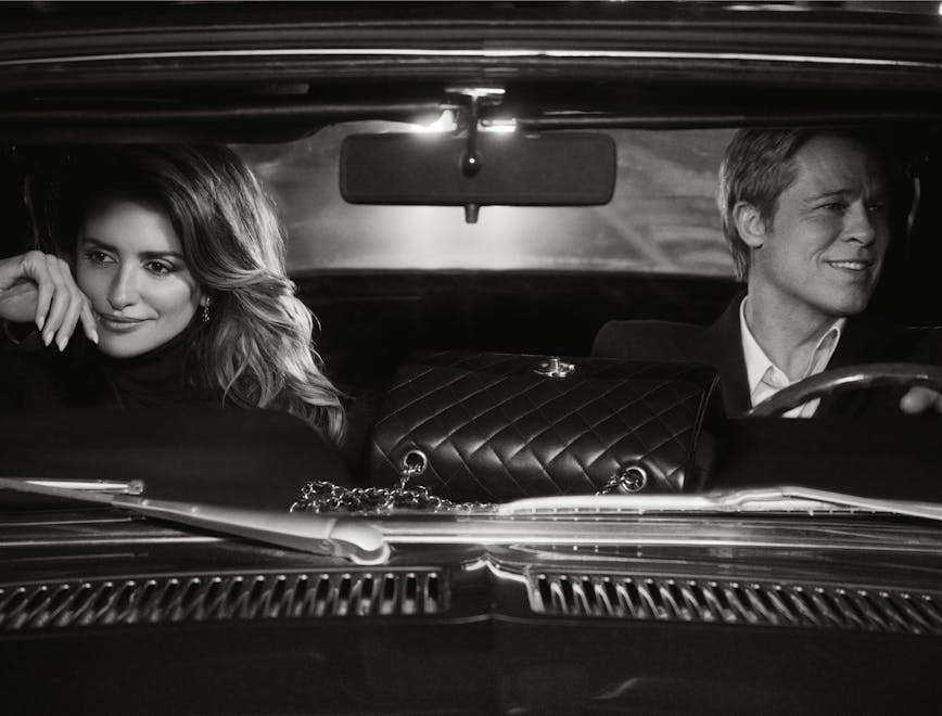 Penélope Cruz et Brad Pitt au cœur d'une nouvelle campagne Chanel. © CHANEL