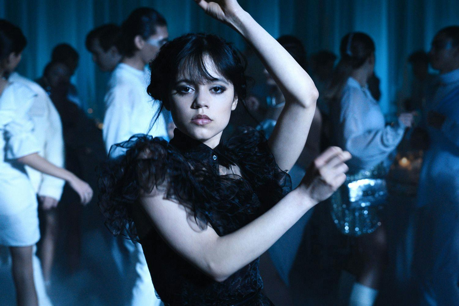 Jenna Ortega est Mercredi Addams dans "Mercredi" sur Netflix.