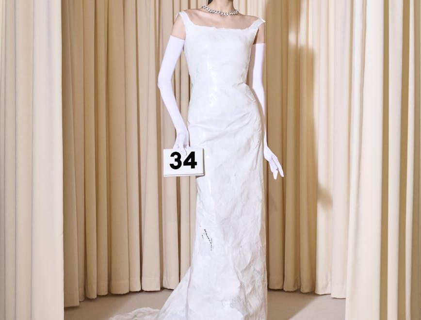 dress fashion formal wear gown wedding gown evening dress adult bride person woman