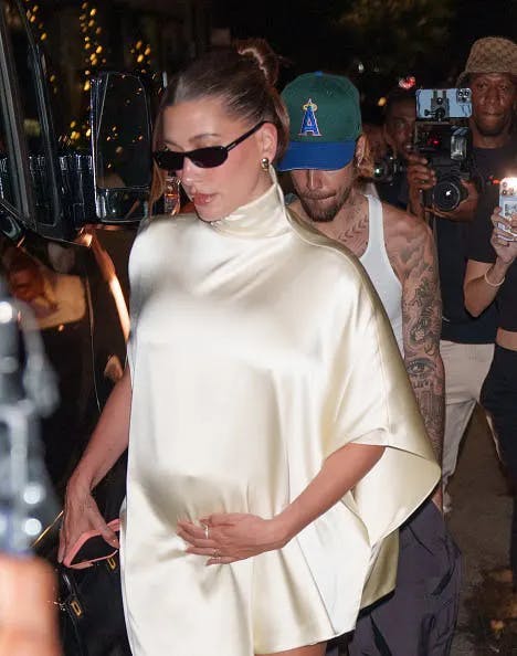 Hailey et Justin Bieber à New York. © Getty Images