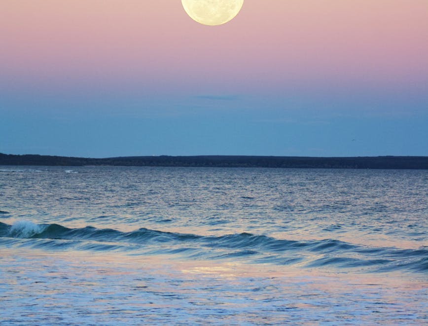 nature night outdoors astronomy moon sky full moon sea beach horizon