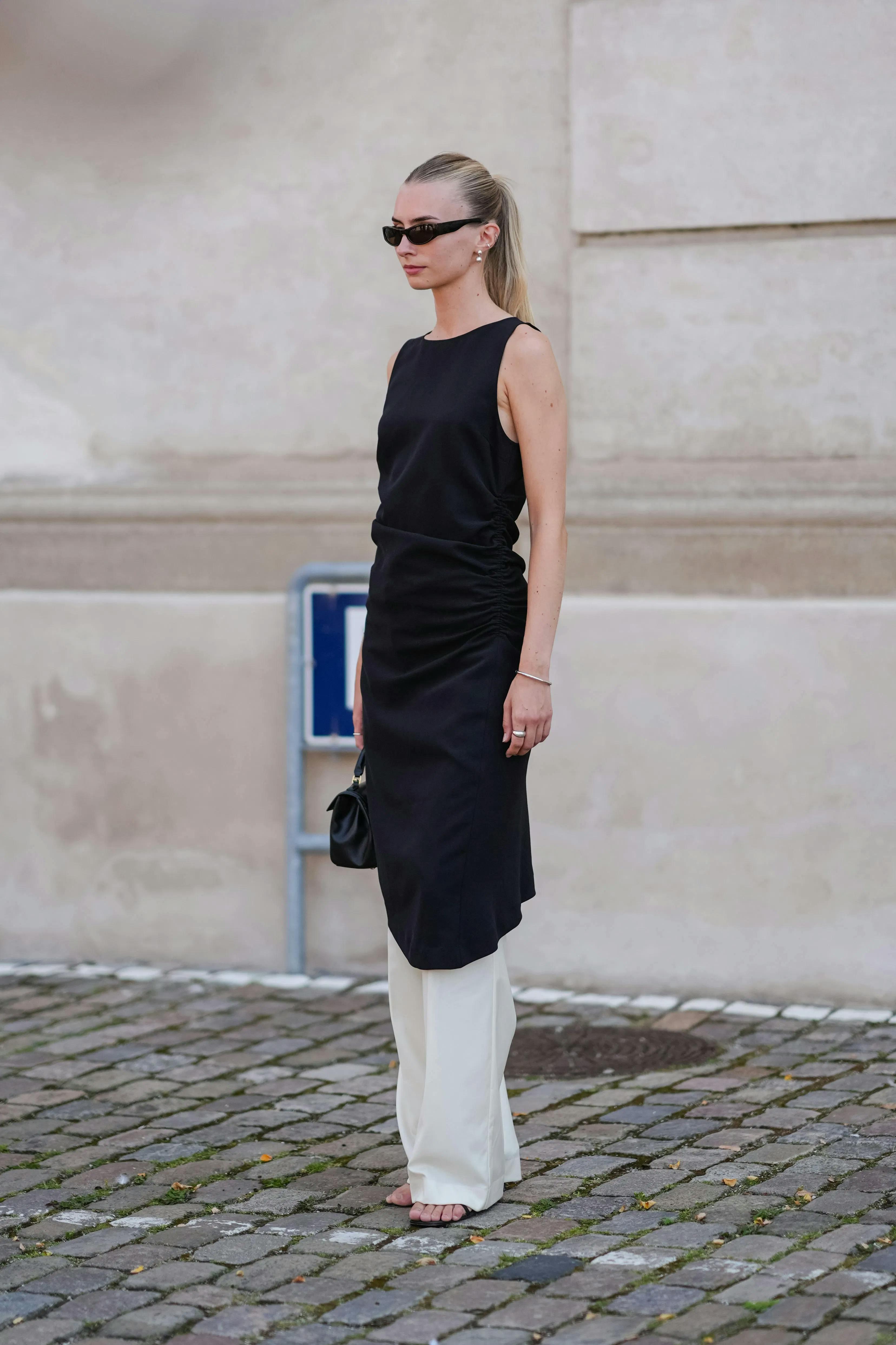 Street style à la Fashion Week de Copenhague printemps-été 2025. © Getty Images